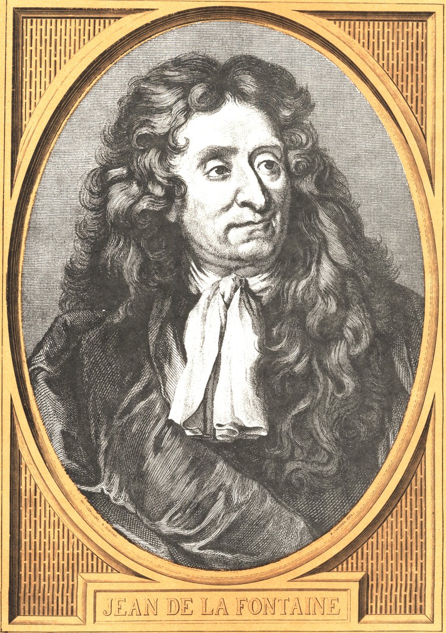 Jean de La Fontaine 1621-1695 od Gustave Dore