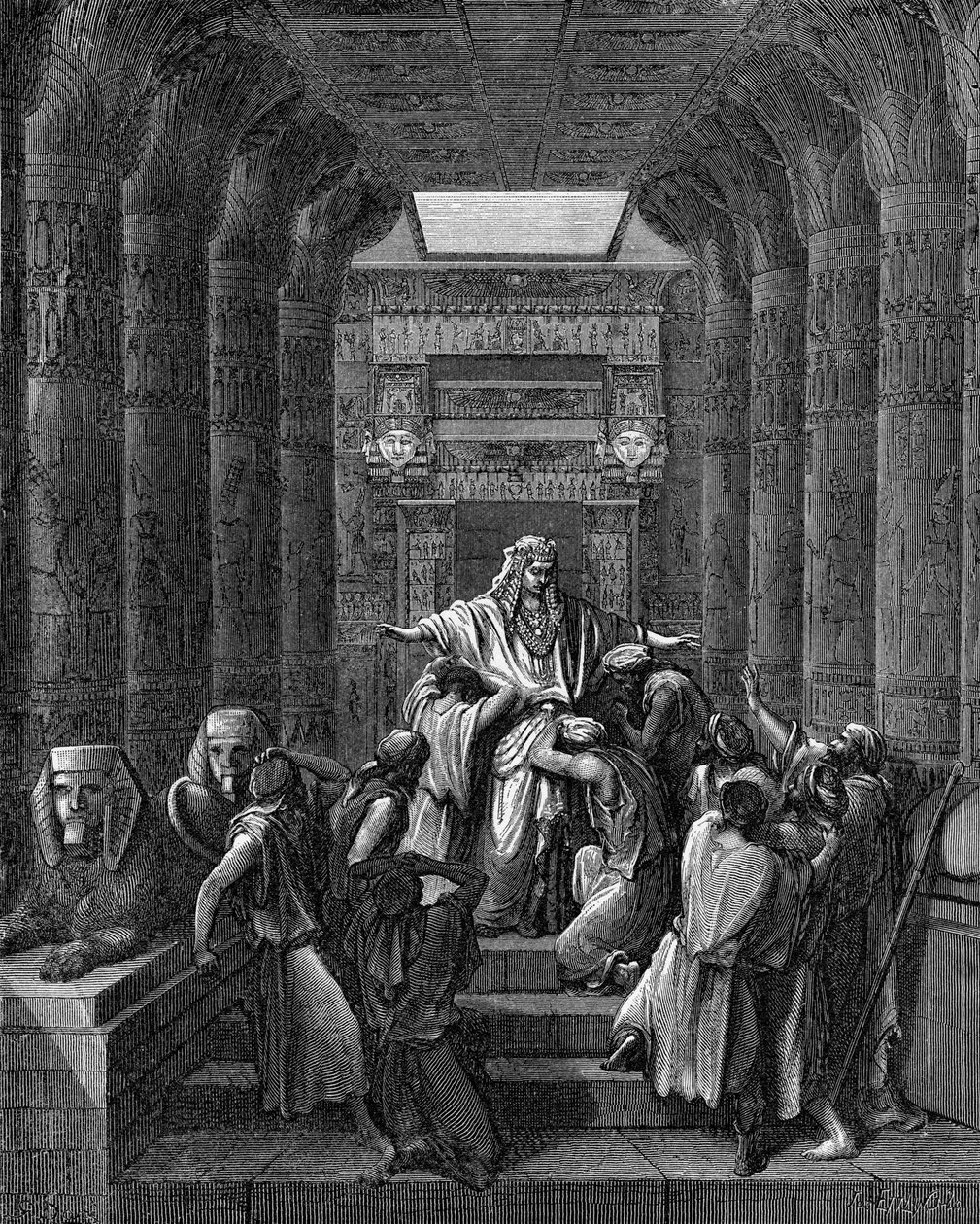 Josef se znovu shledá se svými bratry od Gustave Dore