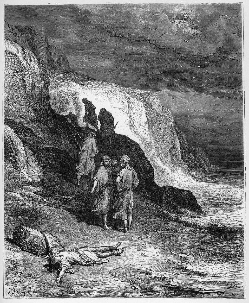 Jupiter et le Passenger - JUPITER A CESTUJÍCÍ - z "Bajek" od Jean de La Fontaine od Gustave Dore