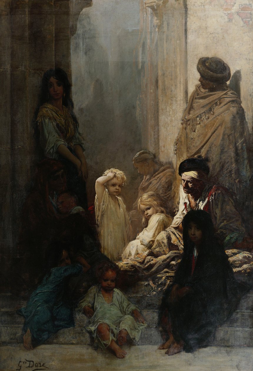 La Siesta - Suvenýr ze Španělska, 1868 od Gustave Dore
