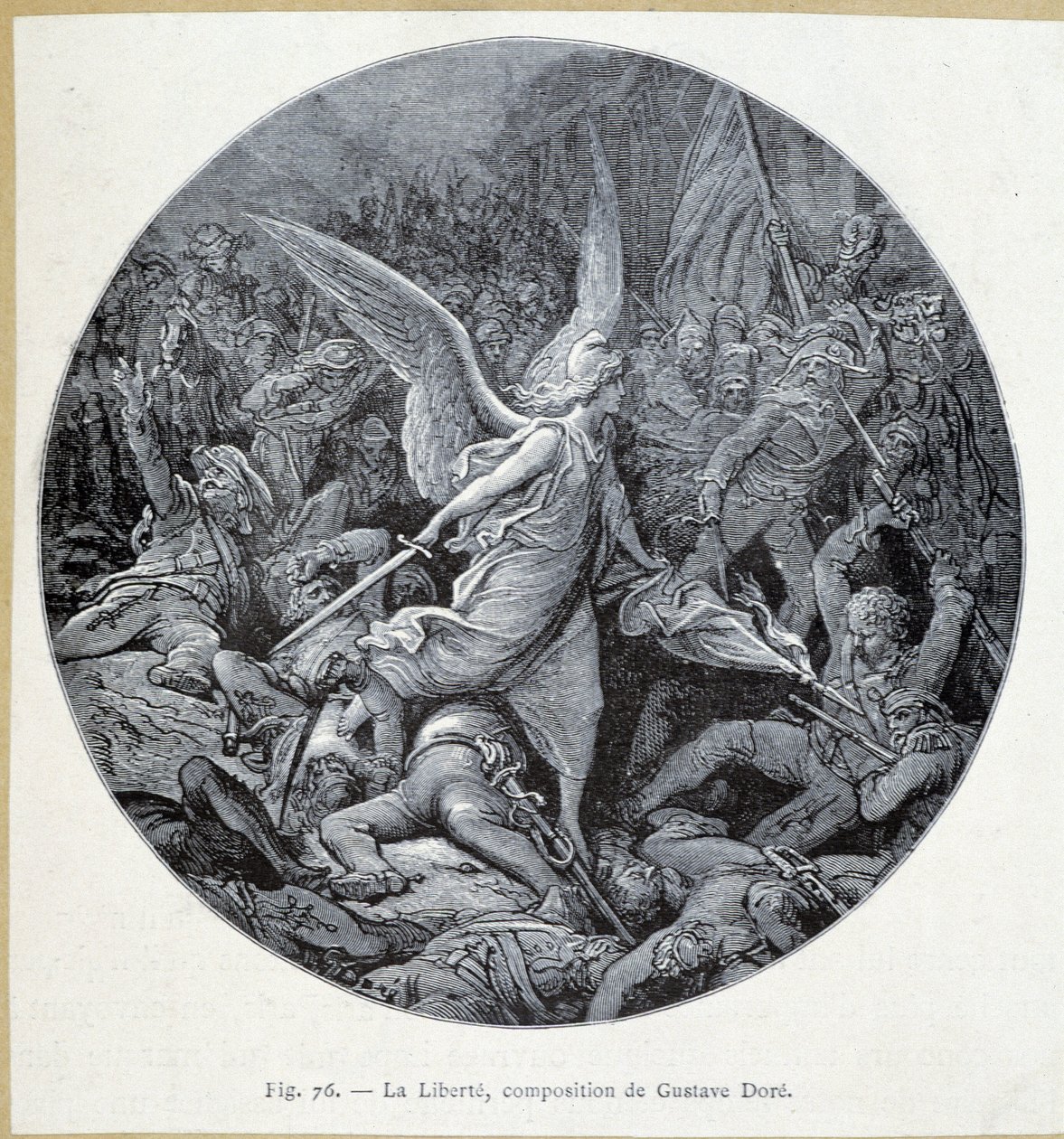 Liberty, rytina Gustave Doré od Gustave Dore