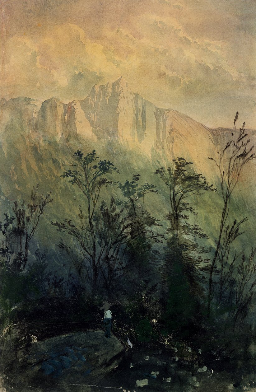 Krajina ve Vogézách, kolem roku 1883 od Gustave Dore