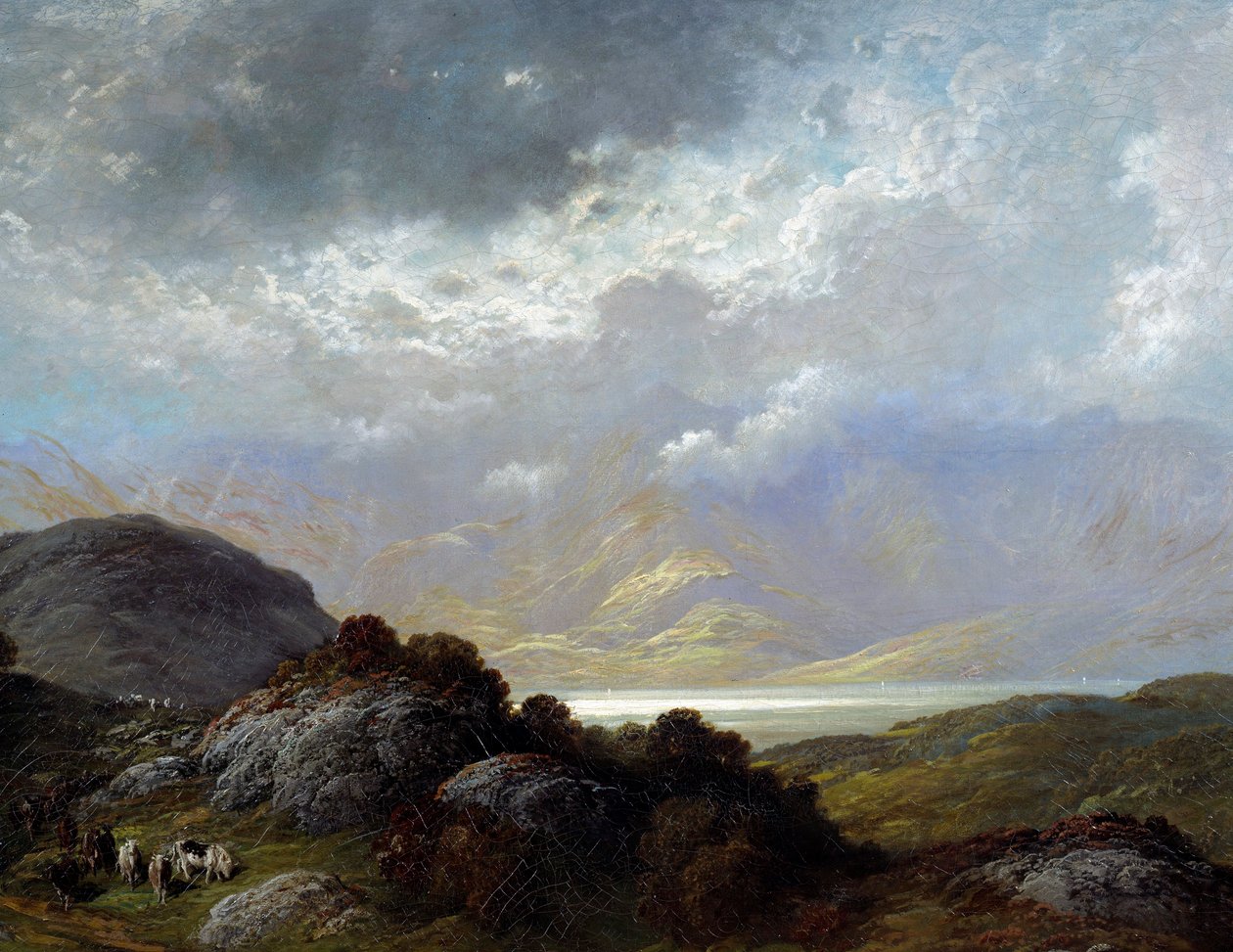 Krajina Skotska Malba Gustava Dorea (1832-1883) Caen 19. století, Muzeum výtvarných umění od Gustave Dore