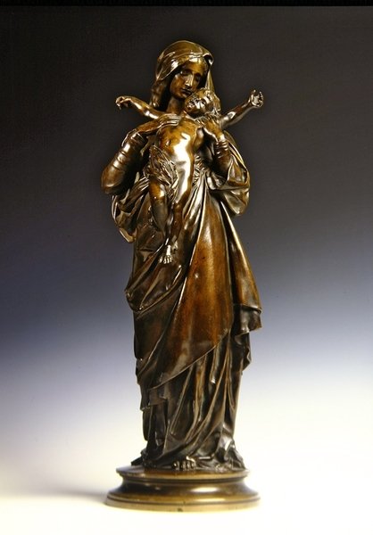 Madonna a dítě (bronz) od Gustave Dore