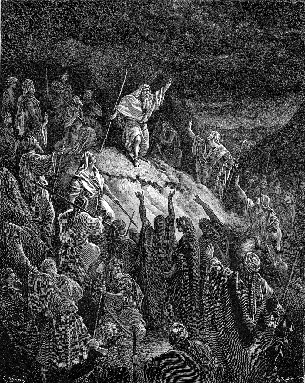 Mattathias apelovat na židovské uprchlíky - Bible od Gustave Dore