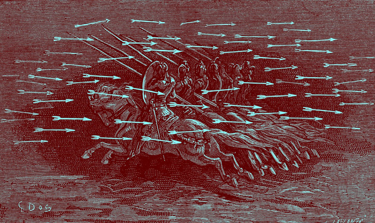 "Orlando Furioso" od Ludovica Ariosta od Gustave Dore