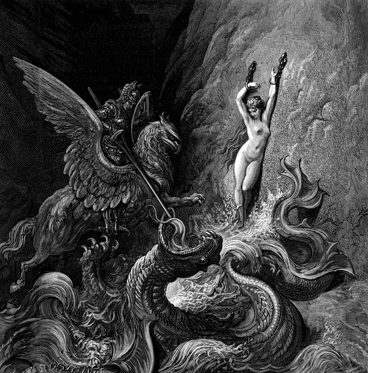 Orlando Furioso ilustroval Gustave Doré od Gustave Dore