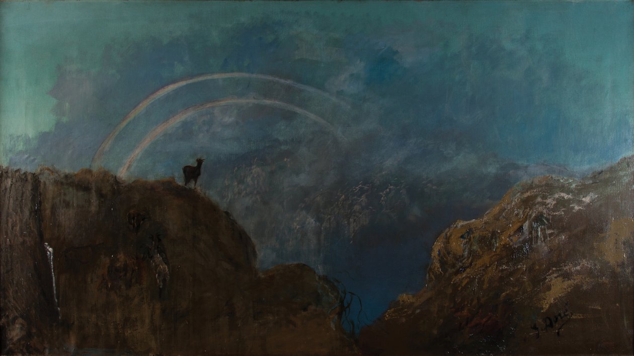 Duhová krajina od Gustave Dore