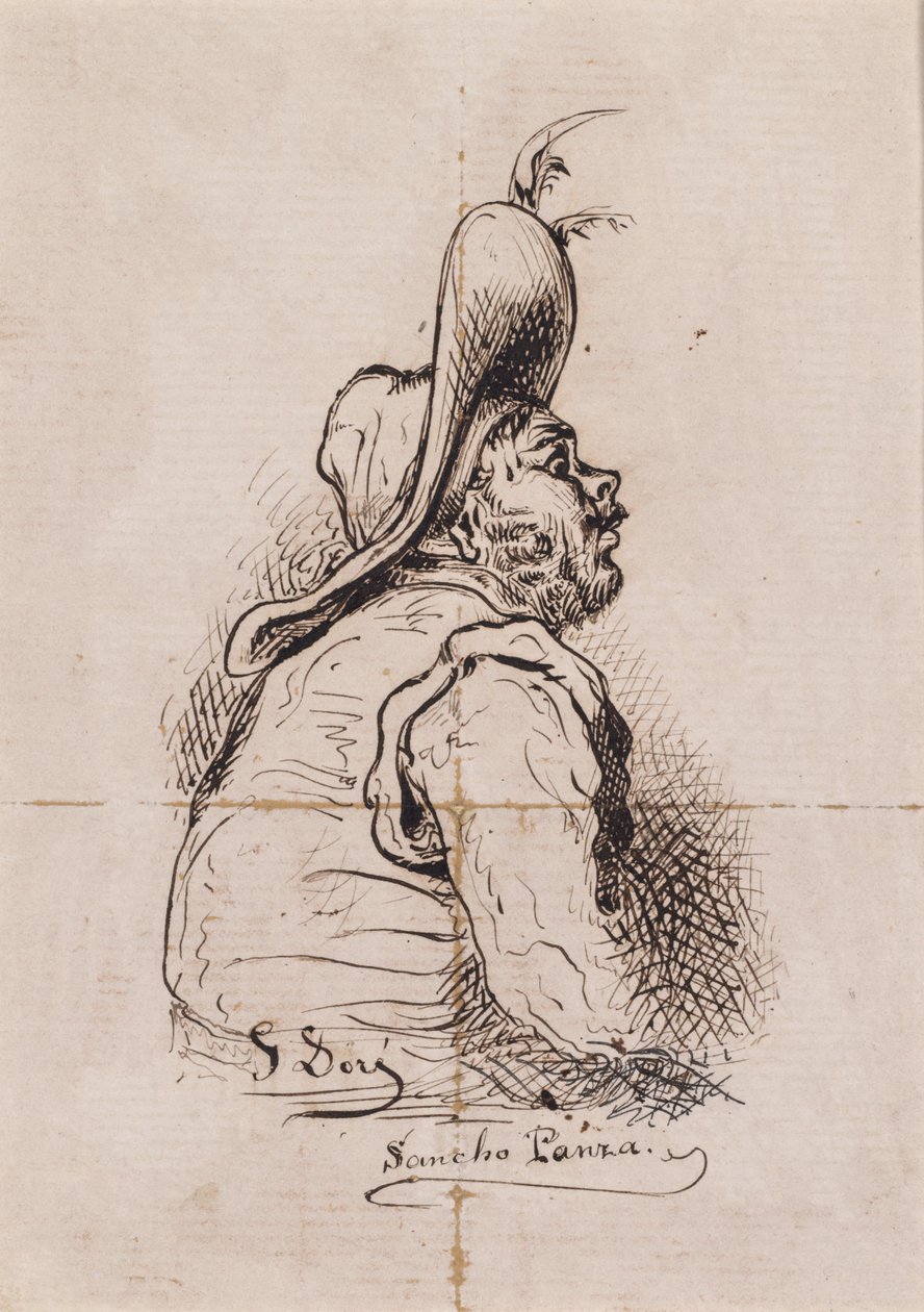 Sancho Panza od Gustave Dore