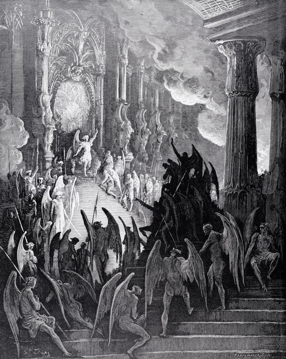 Satan v radě, z knihy I 