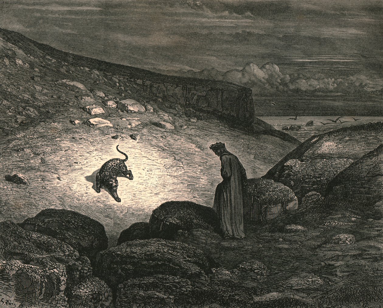 Sotva začal výstup, c1890. od Gustave Dore