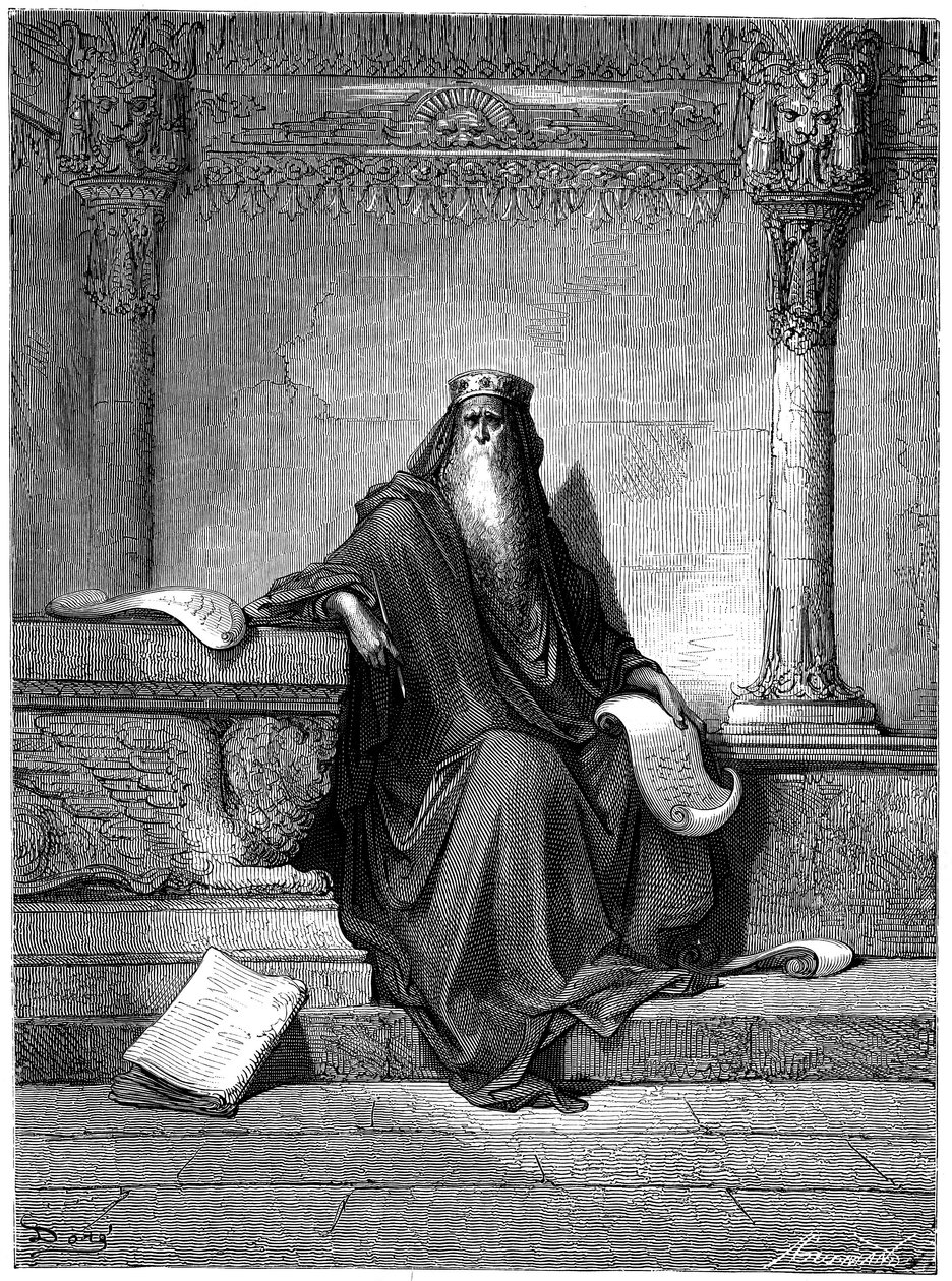 Šalamoun - Ilustrace Gustava Doreho (1832-1883) k Bibli (1866) - od Gustave Dore