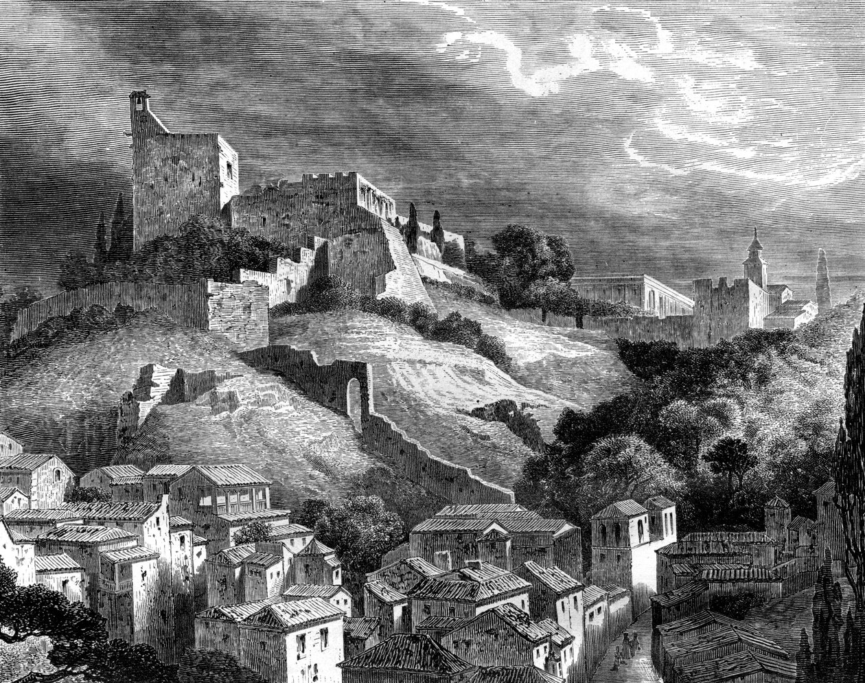 Alhambra, Granada, jižní Španělsko, 19. století od Gustave Dore