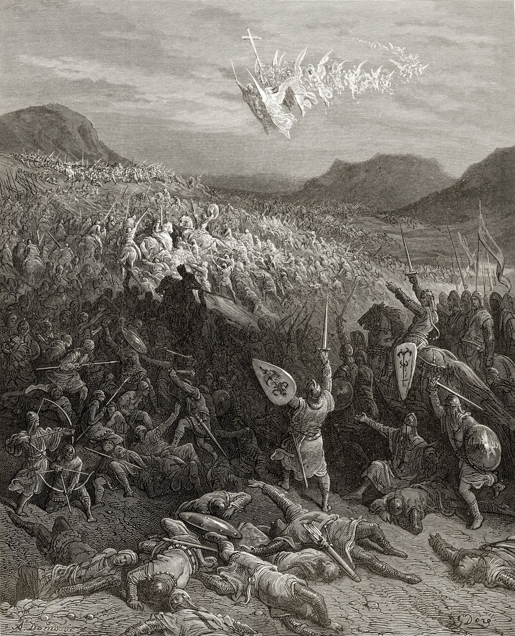 Bitva u Nicaea v roce 1097, ilustrace z 