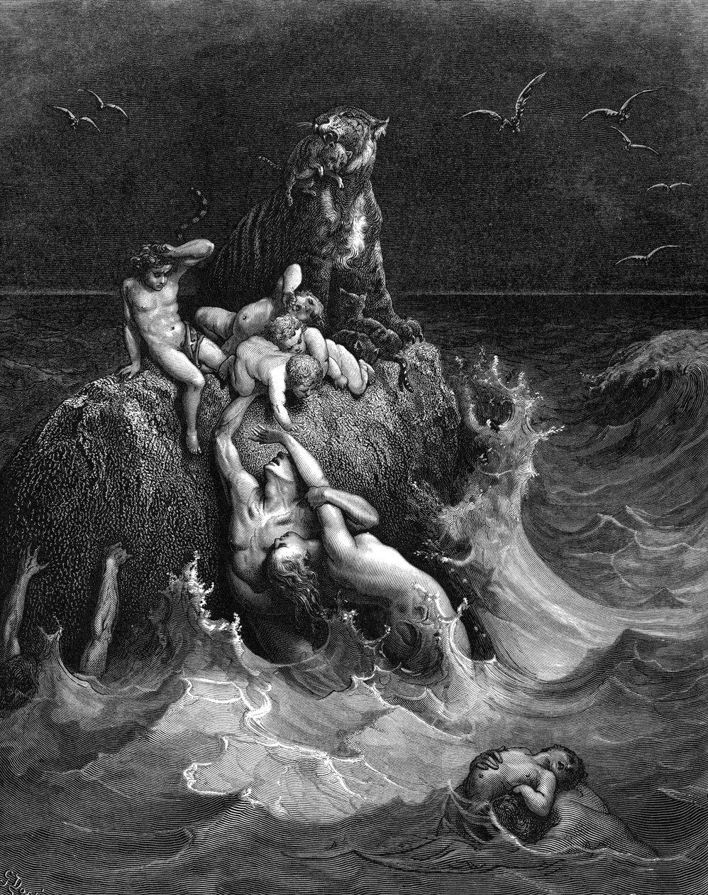 "Potopa", 1866 od Gustave Dore