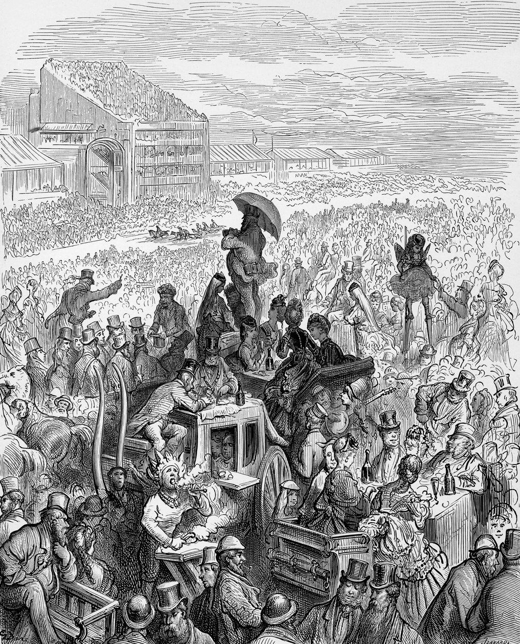 The Derby - At Lunch od Gustava Doré od Gustave Dore