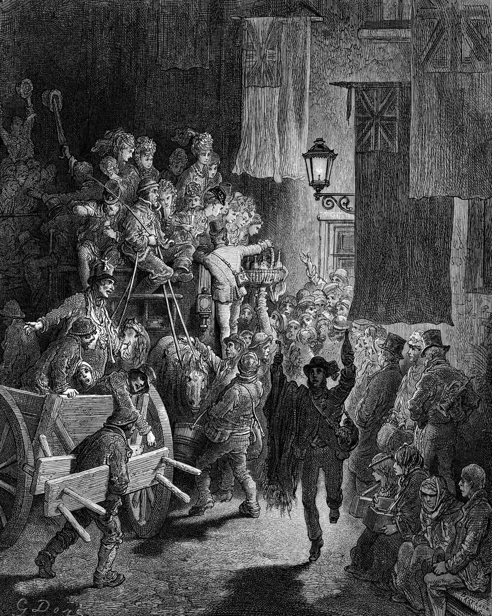Derby - Návrat domů od Gustava Doré od Gustave Dore