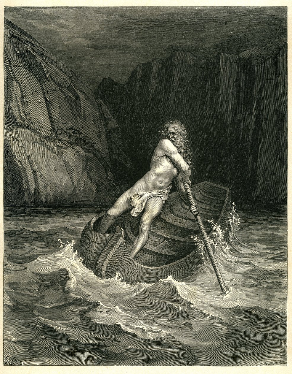 Sakra Dante Alighieri (božská komedie) od Gustave Dore