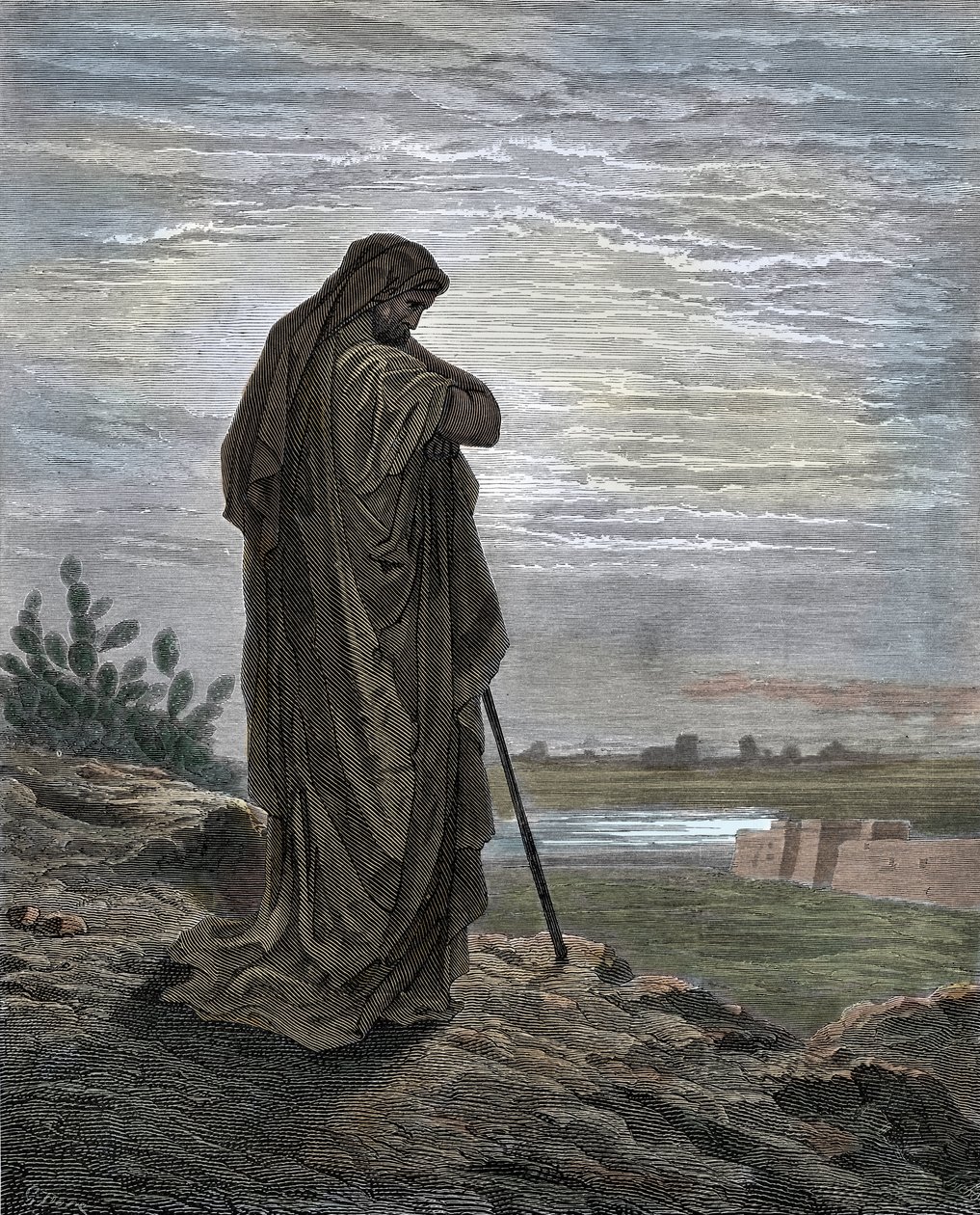 Rytina proroka Amose z „Bible“ od Gustava Dorea (1832-1883) od Gustave Dore