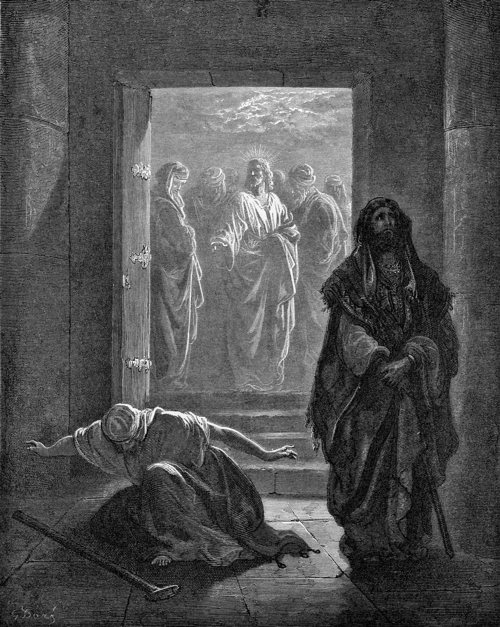 Farizeus a publikán od Gustave Dore