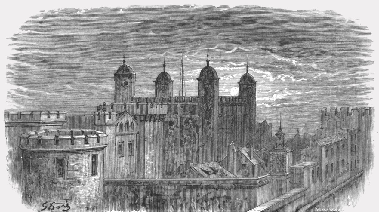 Tower of London, 1872. od Gustave Dore