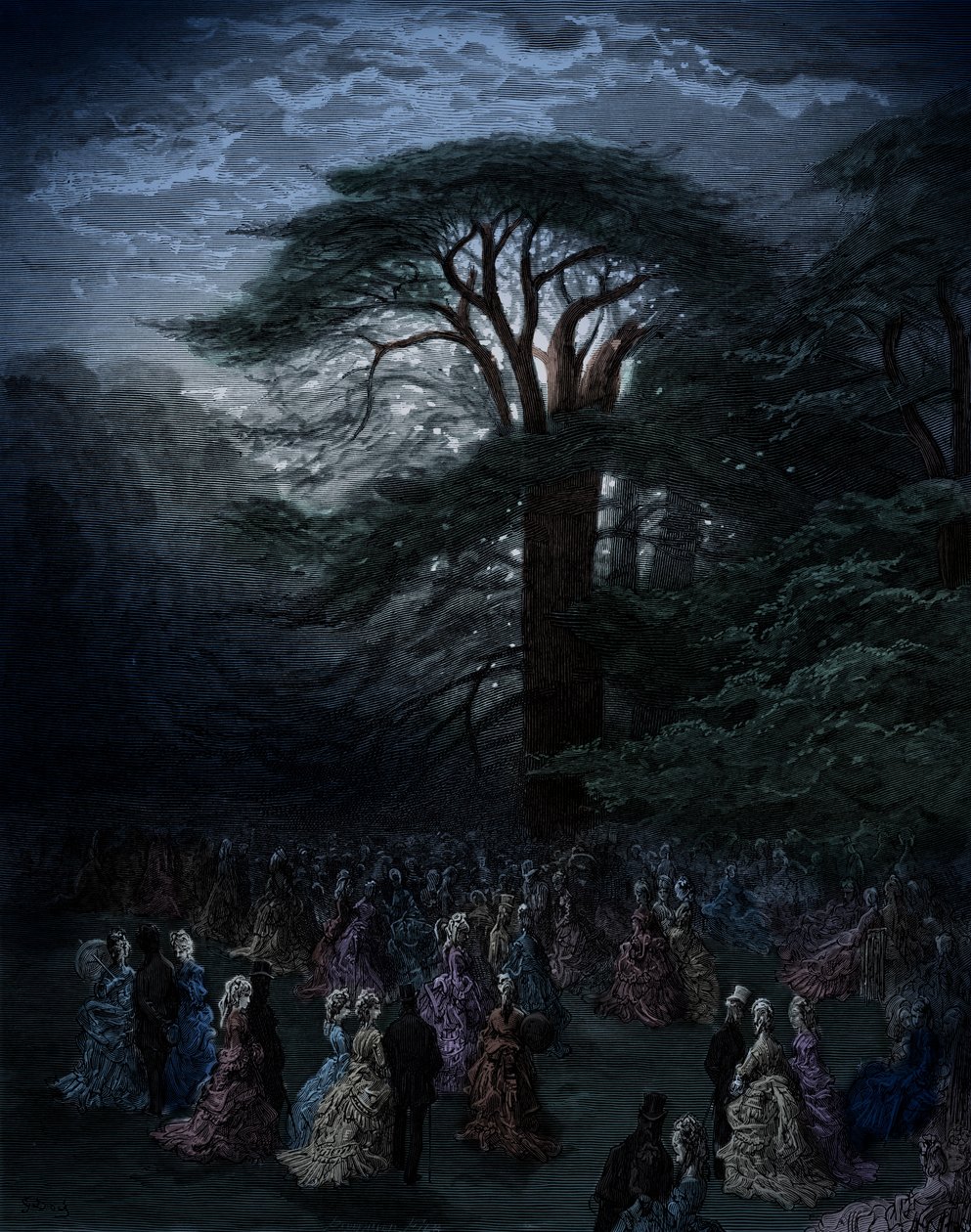 Viktoriánská slavnost v Londýně, Chiswick od Doré od Gustave Dore