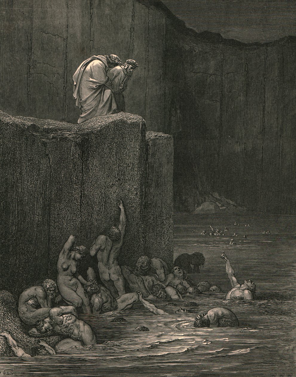 Proč se tak nenasytně více skláníš ke mně, c1890. od Gustave Dore