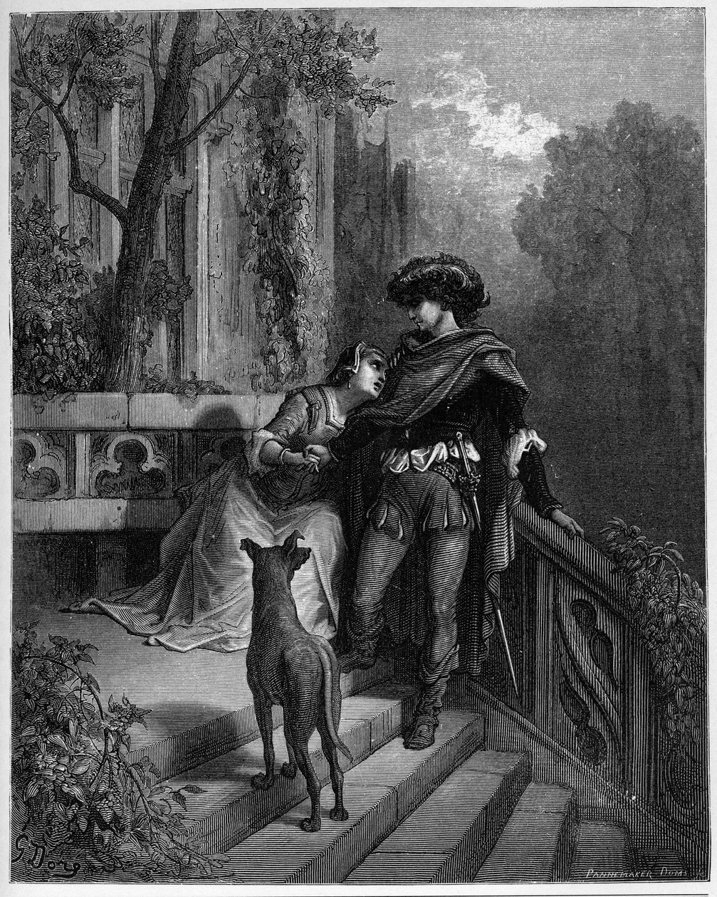 dva holubi - dva holubi - z "Bajek" od Jean de La Fontaine od Gustave Dore
