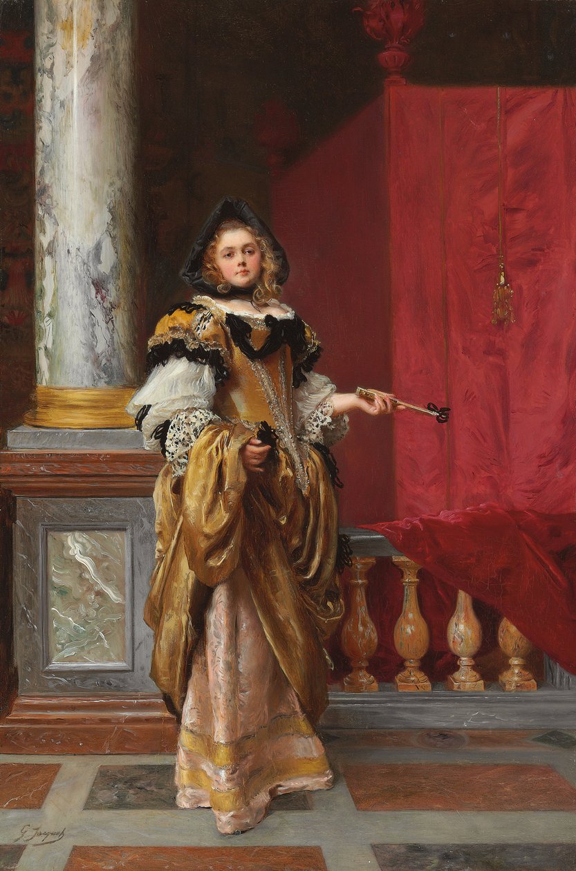 Příjezd na Ples od Gustave Jacquet