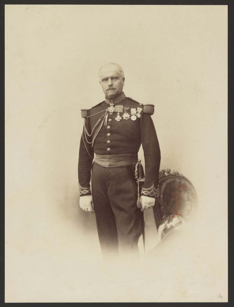 Plukovník Raoult od Gustave Le Gray