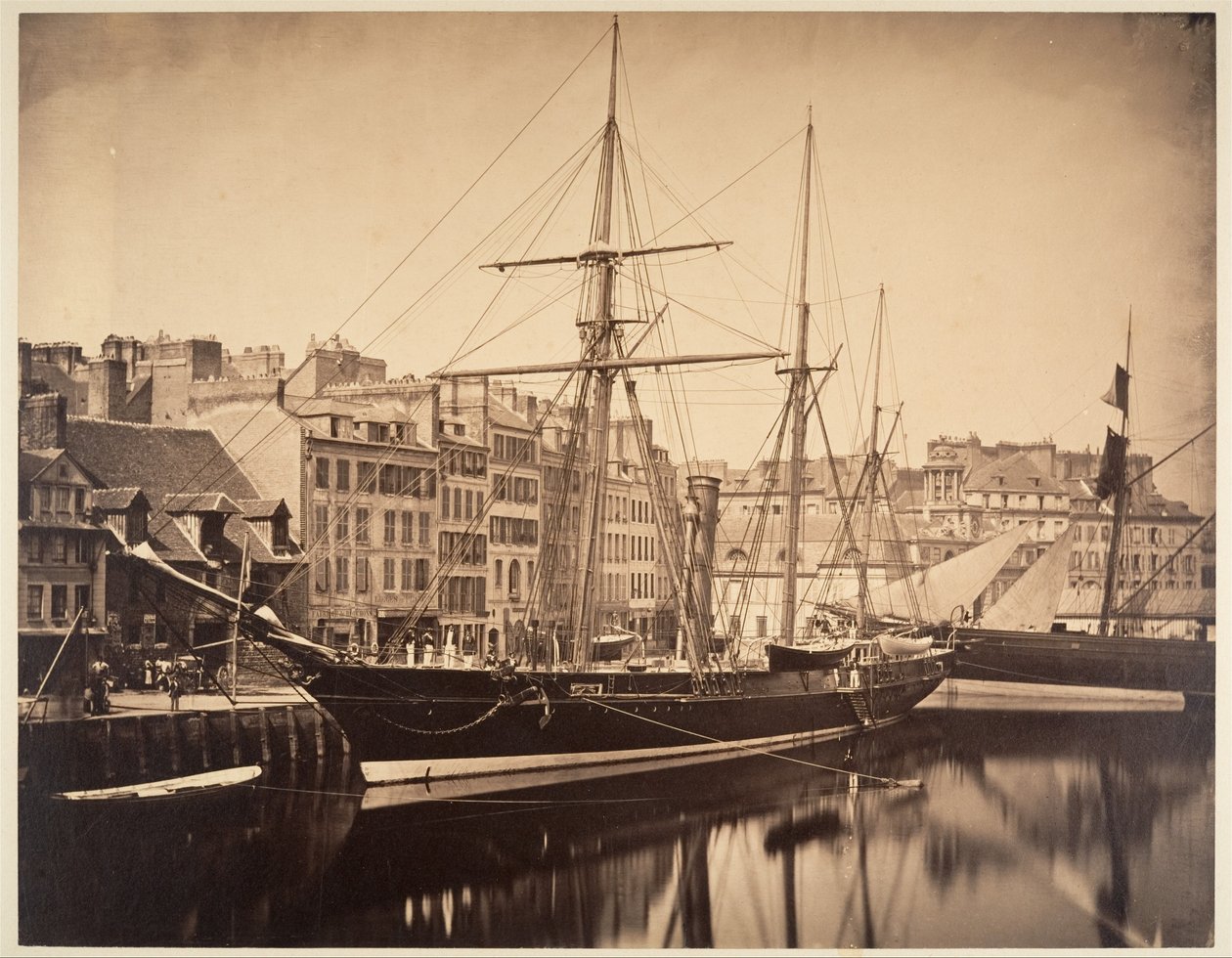 La Reine Hortense - Císařská jachta, Havre od Gustave Le Gray