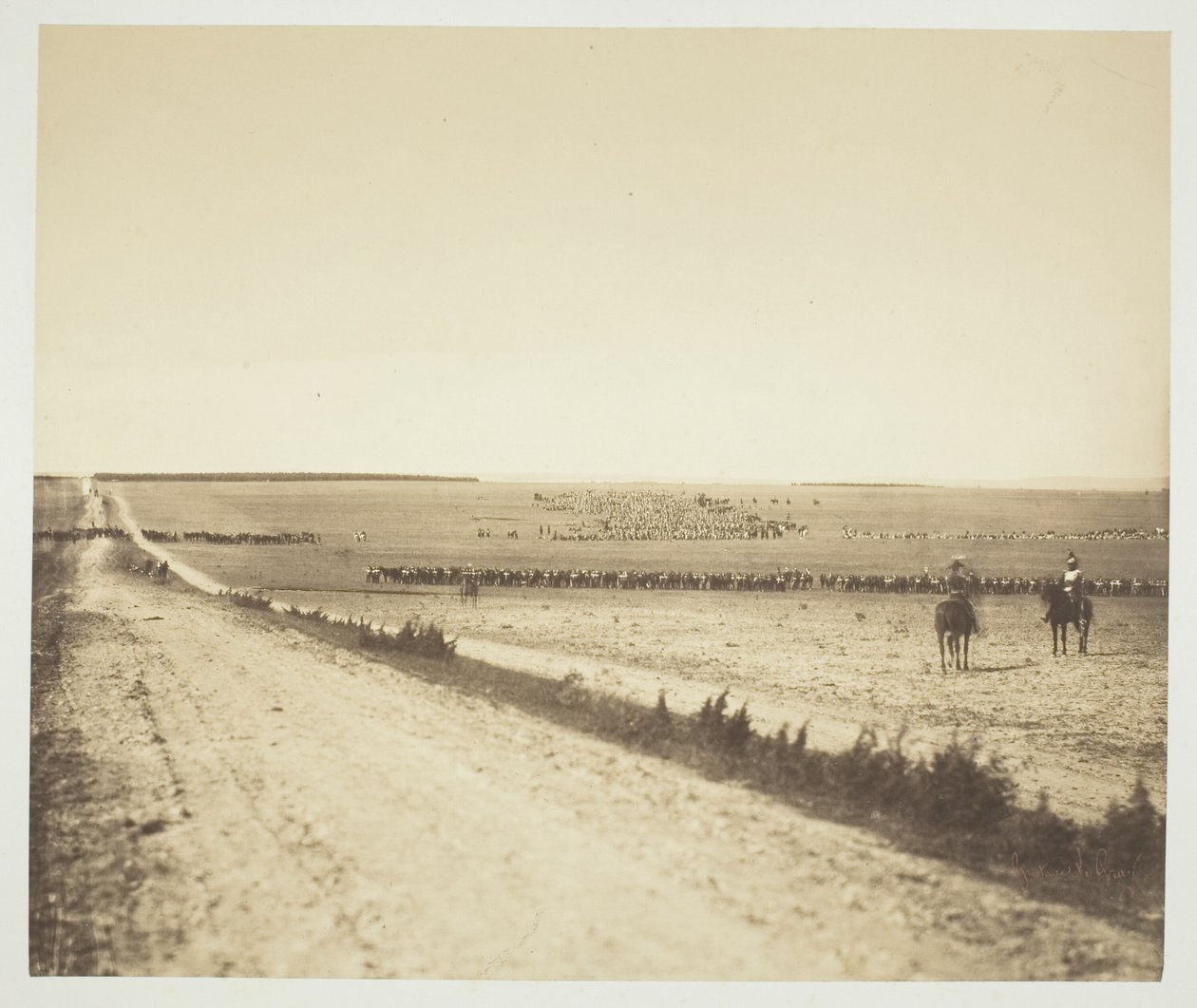 Manévry, Camp de Châlons od Gustave Le Gray