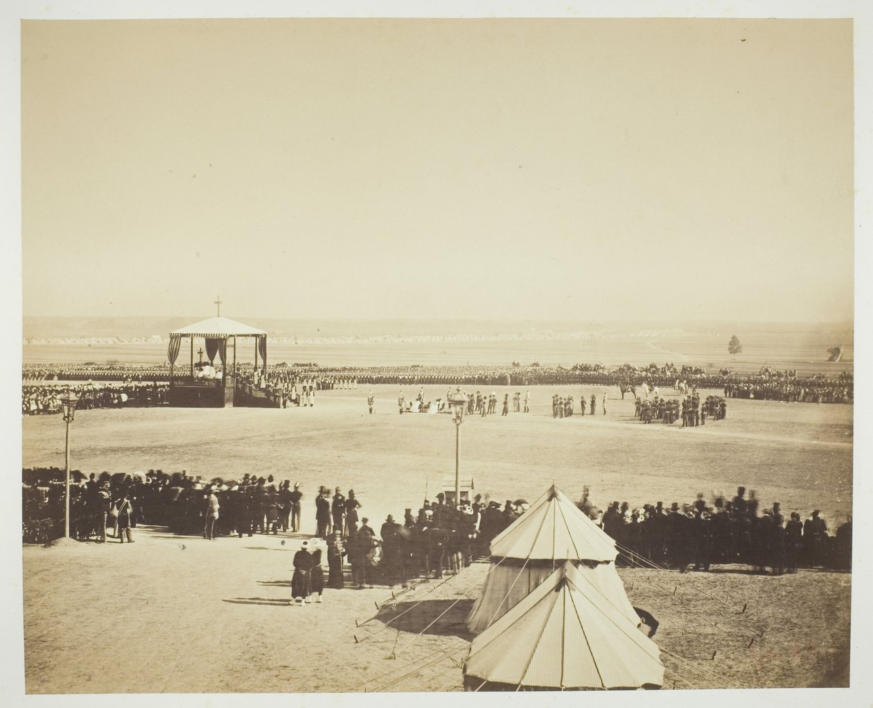mše, Camp de Chalons od Gustave Le Gray