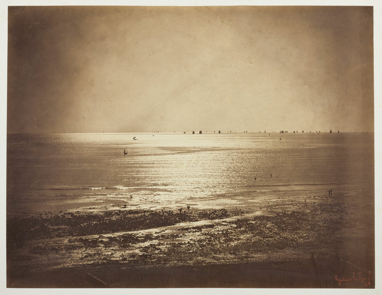 Přímořská krajina, Normandie od Gustave Le Gray