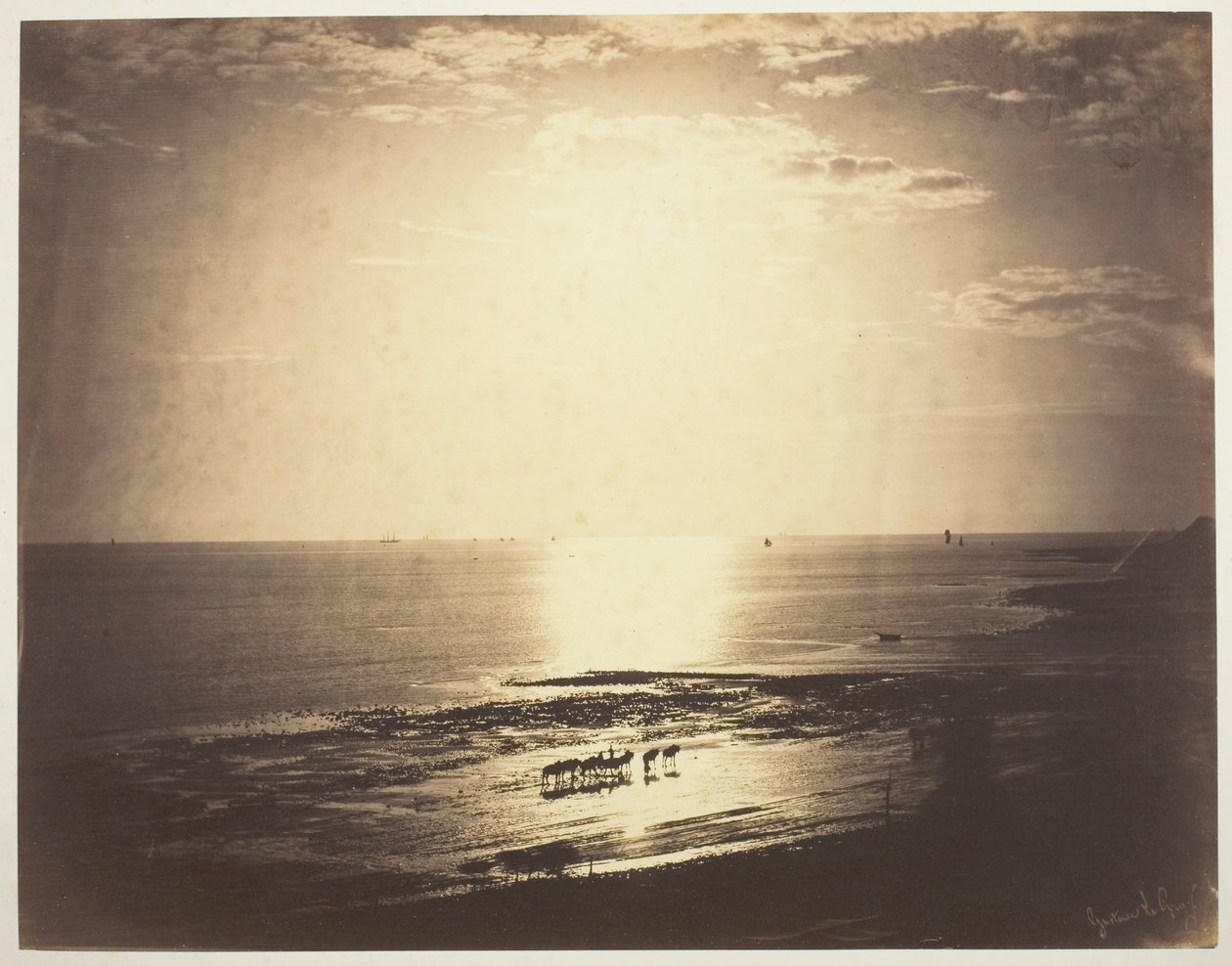 Haloed slunce od Gustave Le Gray