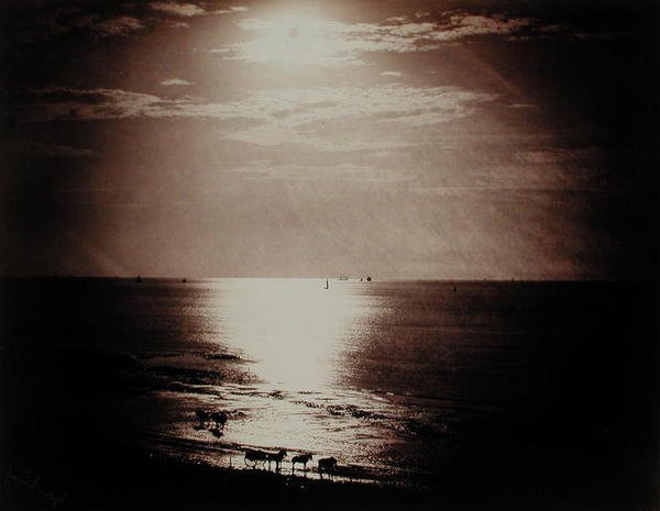 The Sun at its Zenith, Normandie, c.1860 (albumen print from collodium-on-glass negative) od Gustave Le Gray