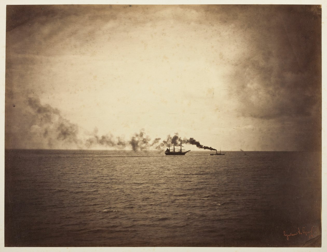 Remorkér od Gustave Le Gray
