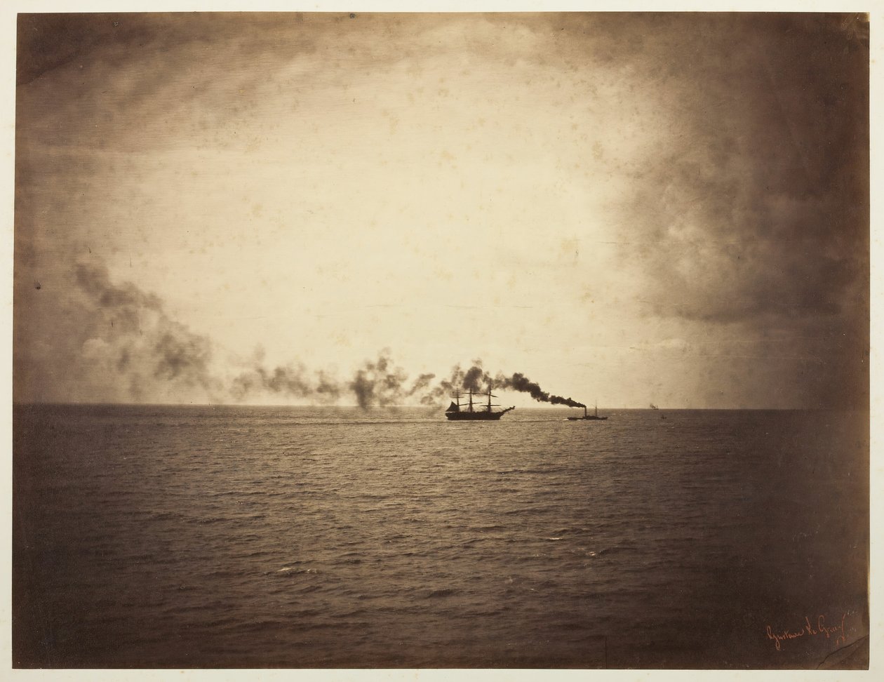 Remorkér, 185657. od Gustave Le Gray
