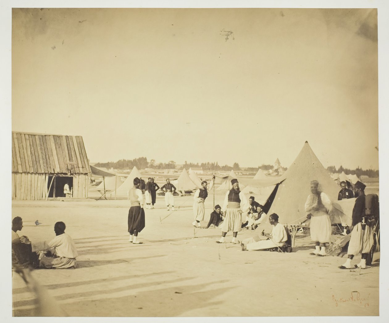 Bez názvu Zouaves, 1857. od Gustave Le Gray