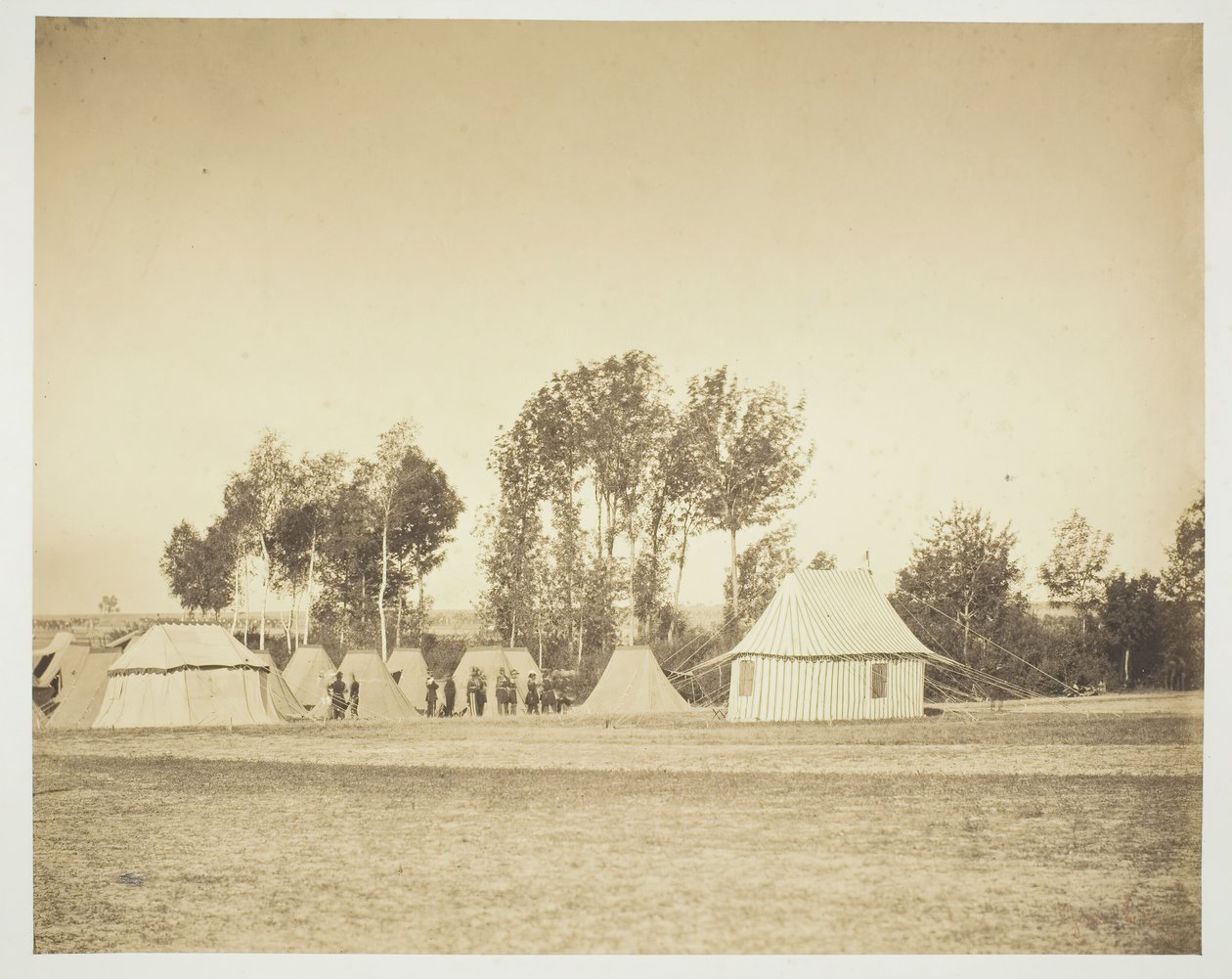 Bez názvu [důstojníci], 1857. od Gustave Le Gray