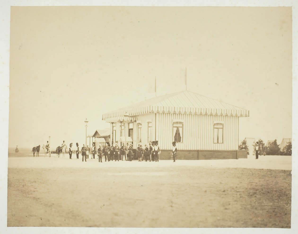 Bez názvu [důstojníci a hodnostáři], 1857. od Gustave Le Gray