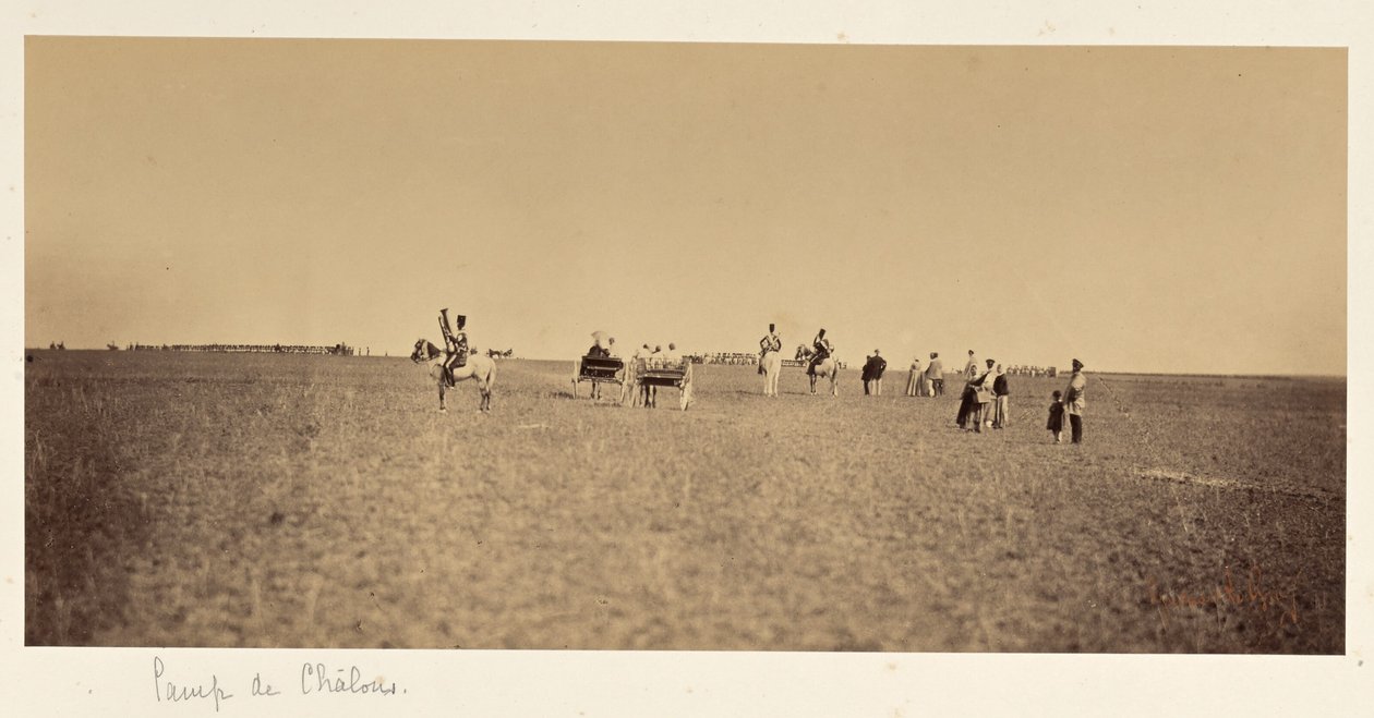 Návštěvníci Camp de Châlons od Gustave Le Gray