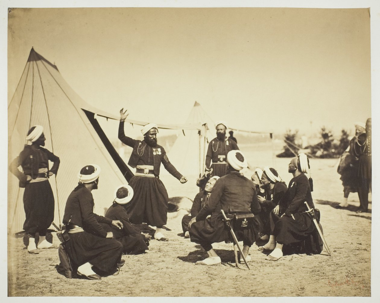 Zouave Storyteller (Příběh) od Gustave Le Gray