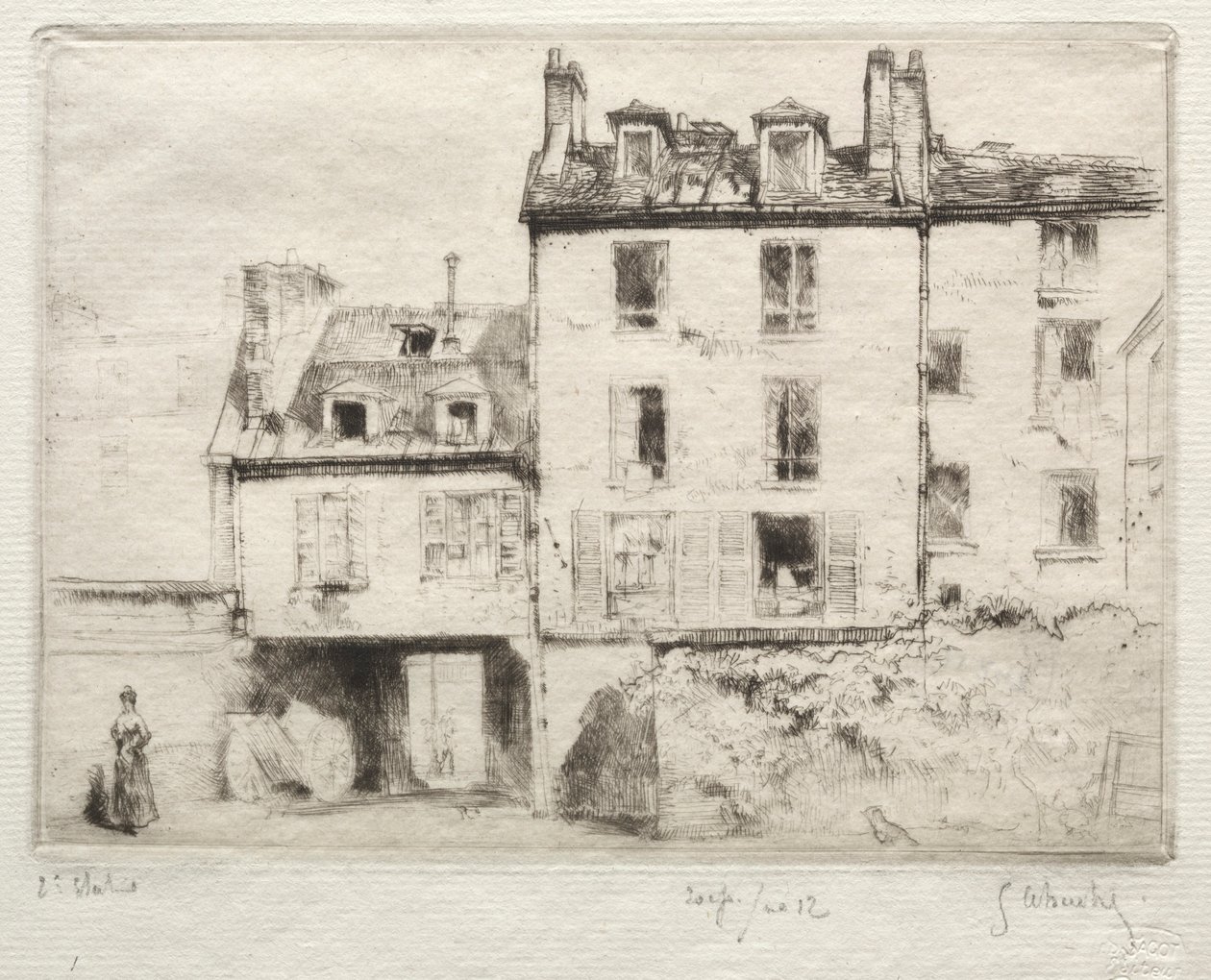 Rue Lacépède: srdce Aciereur Cottens. od Gustave Leheutre