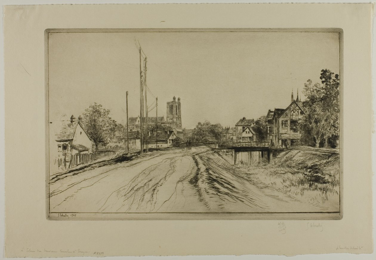 Zdymadlo Nového kanálu, Troyes od Gustave Leheutre