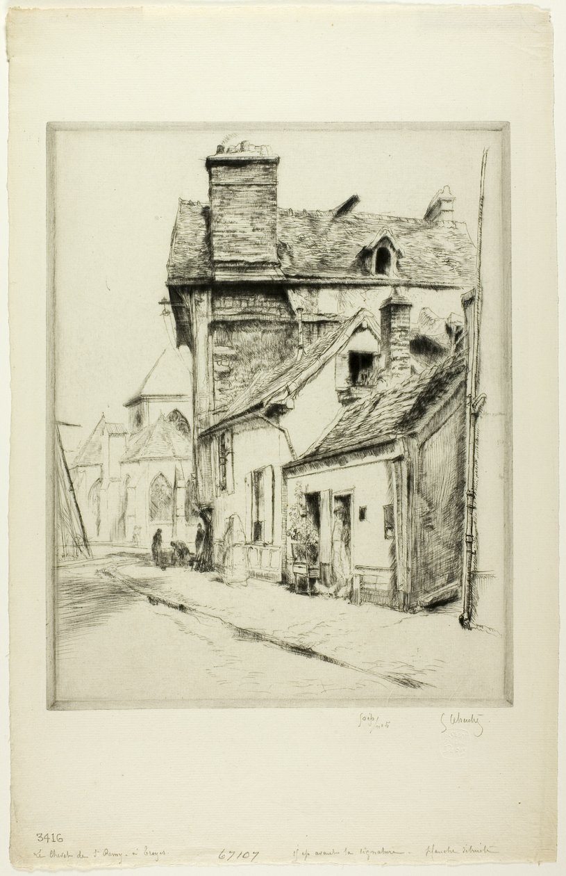 Apsida svatého Remyho z Troyes od Gustave Leheutre
