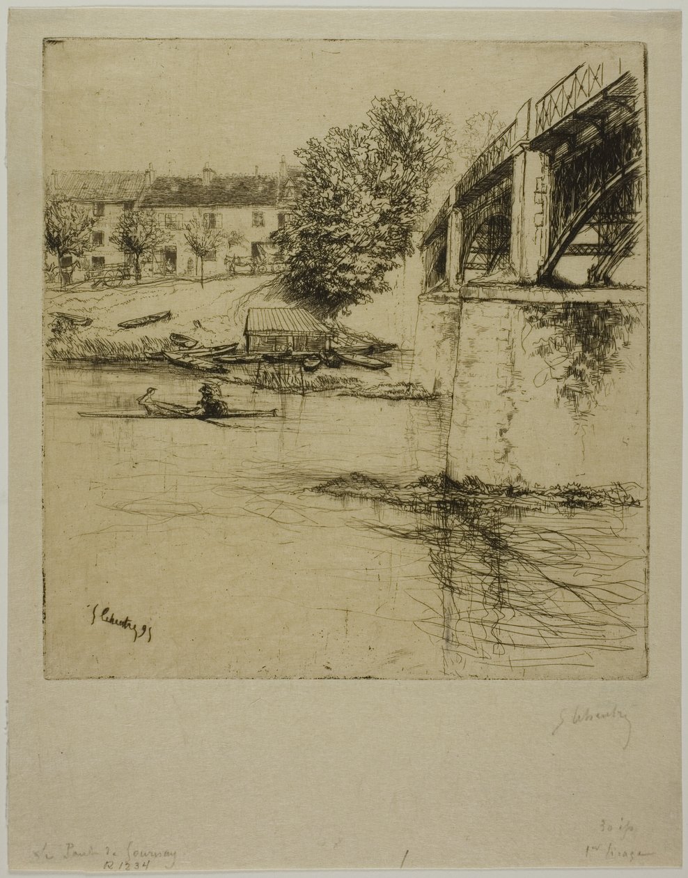 Most v Gournay, ze strany od Gustave Leheutre