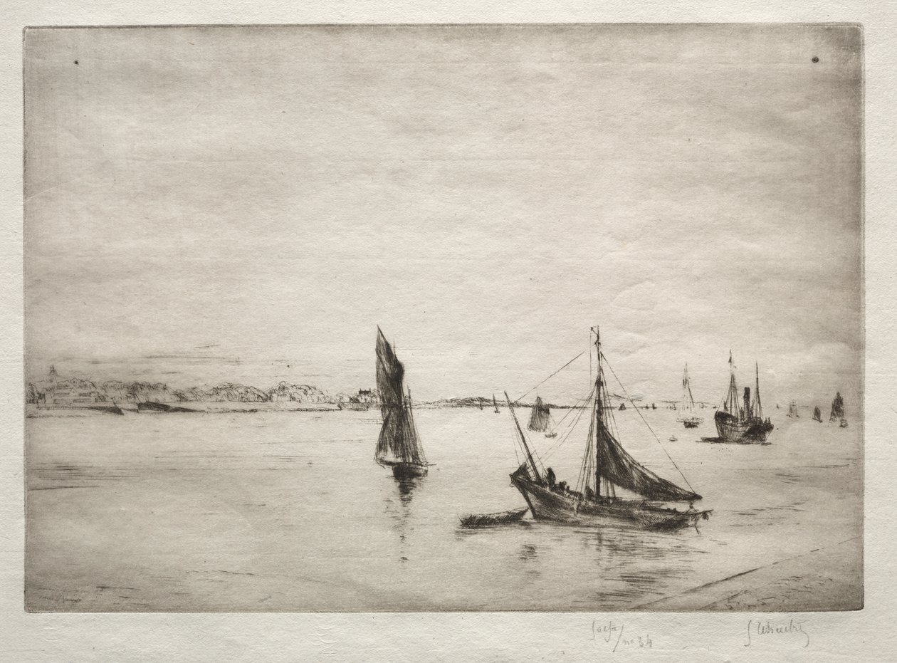 Silnice La Rochelle od Gustave Leheutre