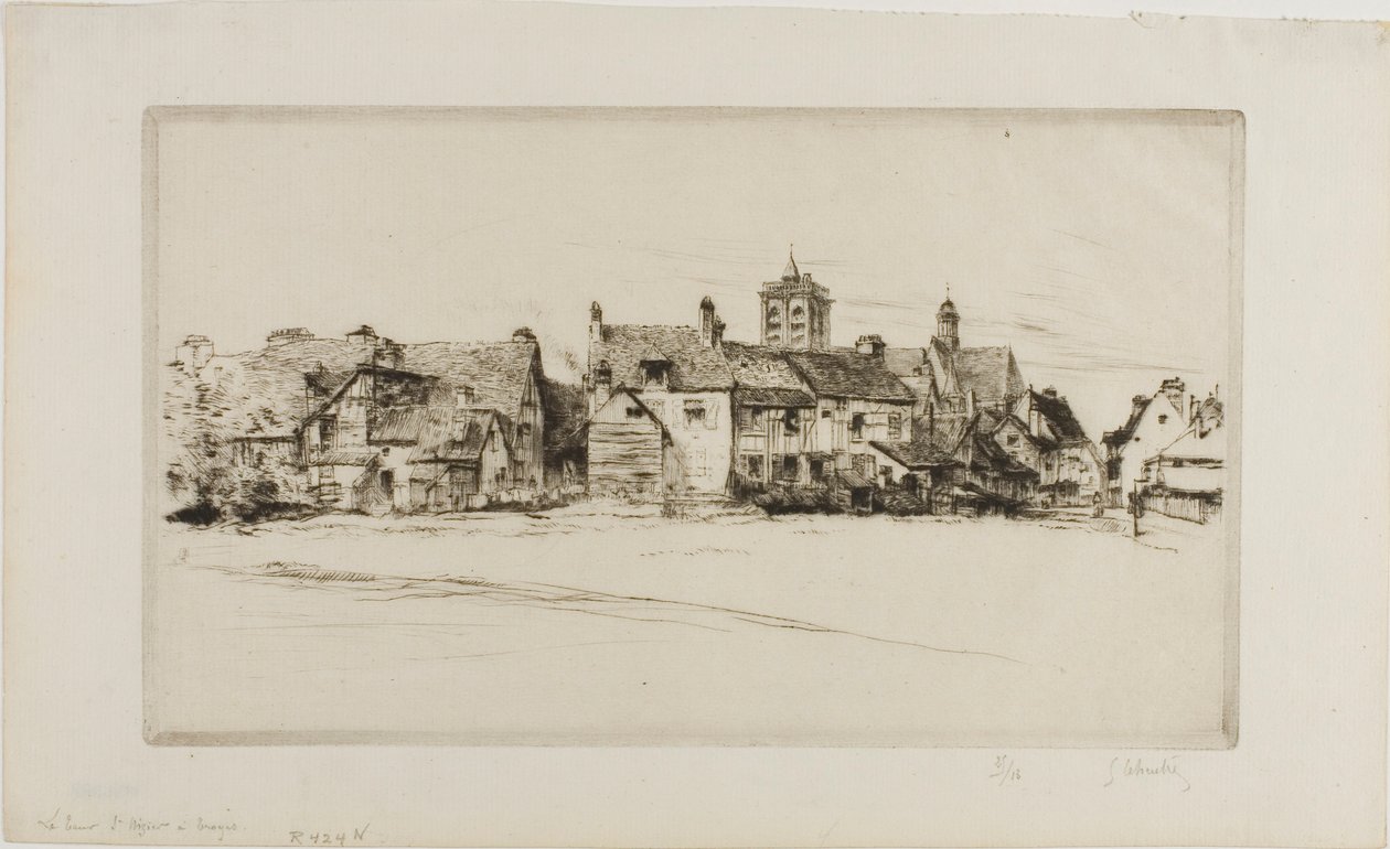 Věž St. Nizier, Troyes od Gustave Leheutre