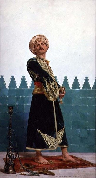 Arabský strážce od Gustave Leon Antoine Marie Popelin
